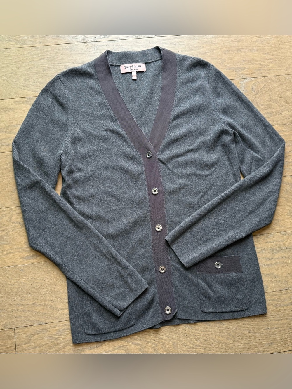 Juicy Couture go-to Grey Cardigan